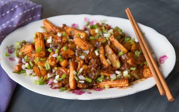 Baby Corn Chilly 🌽🌶️🔥🥢🌿🍛🕌🇮🇳
